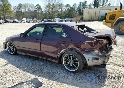 2002 Lexus Is 300 from USA, damaged, VIN JTHBD192920061095